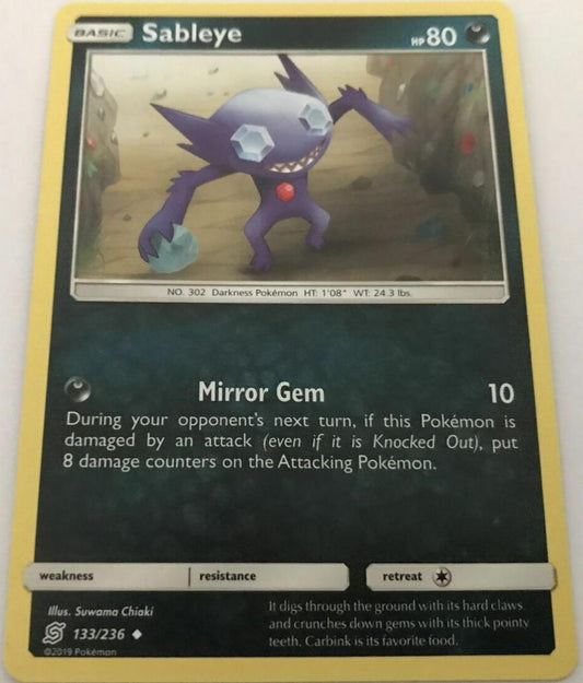 Sableye 133/236 Uncommon - Pokemon Unified Minds