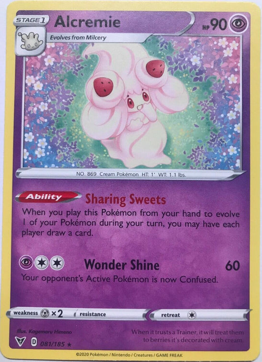Alcremie - 081/185 - Rare - Pokemon Vivid Voltage