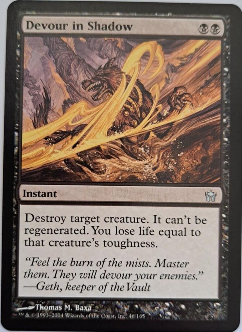 Devour in Shadow - Fifth Dawn - MTG