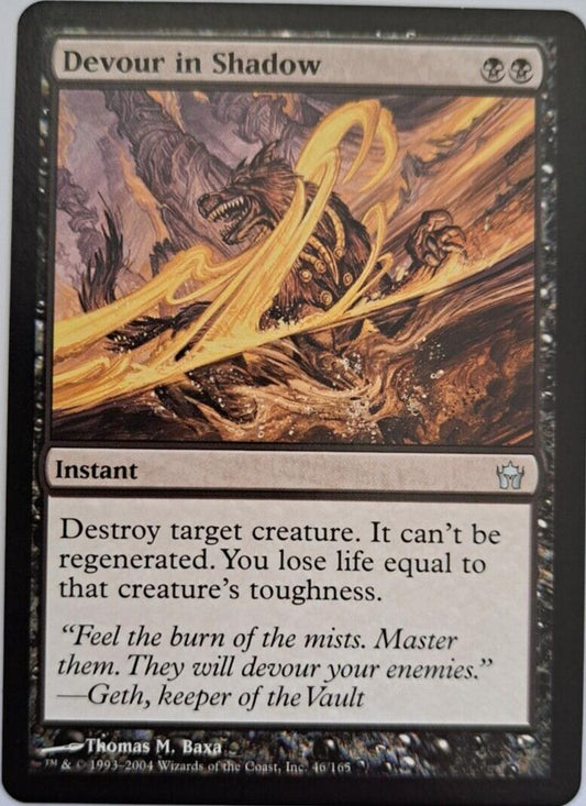Devour in Shadow - Fifth Dawn - MTG