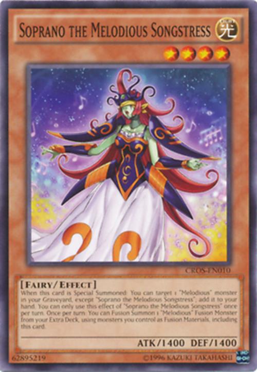 Soprano the Melodious Songstress - CROS-EN010 - Common - 1st Edition - YuGiOh