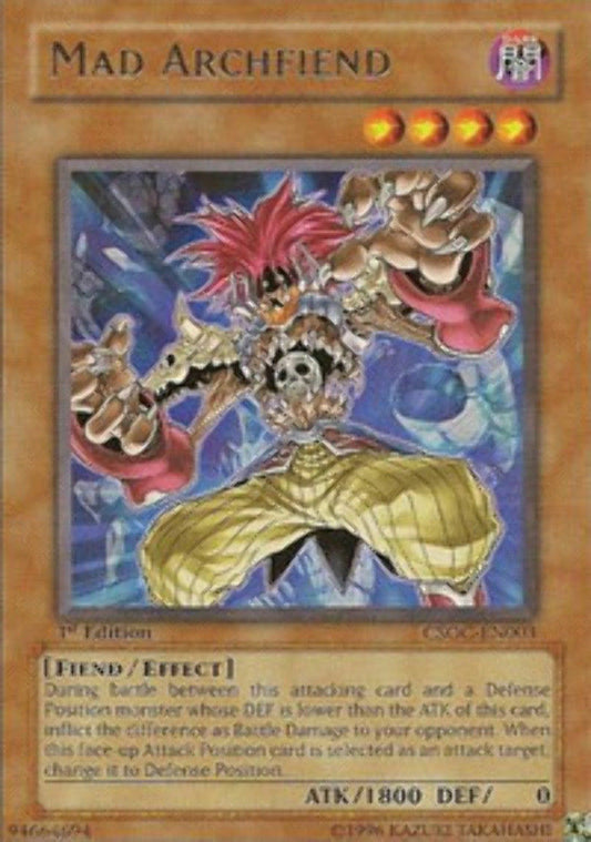 Mad Archfiend - CSOC-EN003 - Rare - Unlimited Edition - YuGiOh