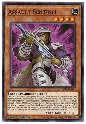 Assault Sentinel - DANE-EN011 - Common - 1st Edition - YuGiOh