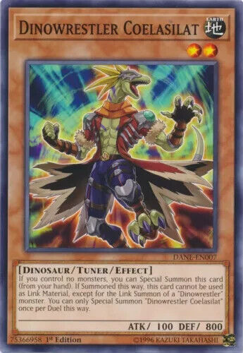 Dinowrestler Coelasilat - DANE-EN007 - Common - 1st Edition - YuGiOh