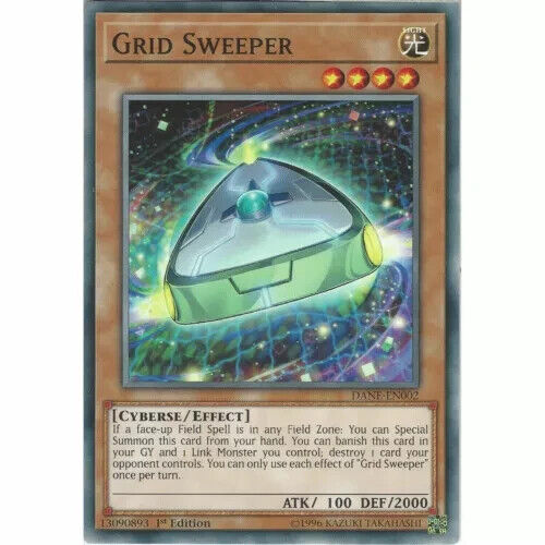 Grid Sweeper - DANE-EN002 - Common - 1st Edition - YuGiOh