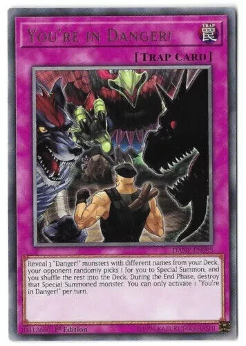 You're in Danger! - DANE-EN085 - Rare - 1st Edition - YuGiOh