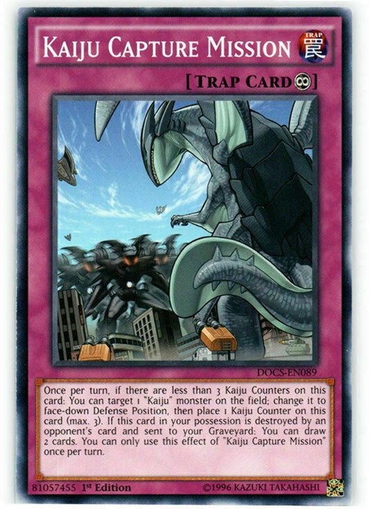 Kaiju Capture Mission - DOCS-EN089 - Common - 1st Edition - YuGiOh
