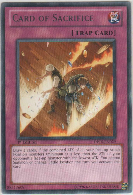 Card of Sacrifice - DP10-EN029 - Rare - 1st Edition - YuGiOh
