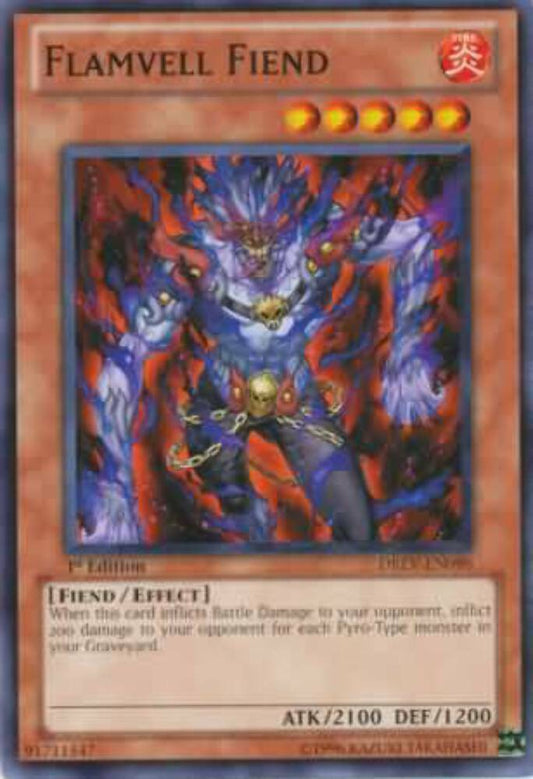 Flamvell Fiend - DREV-EN096 - Common - Unlimited Edition - YuGiOh