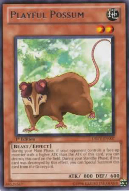 Playful Possum - DREV-EN007 - Rare - Unlimited Edition - YuGiOh - YuGiOh