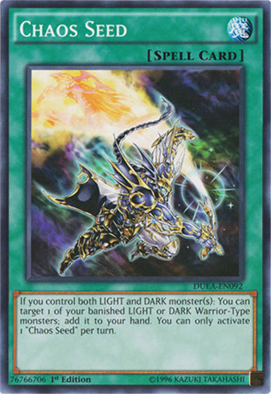 Chaos Seed - DUEA-EN092 - Common - 1st Edition - YuGiOh
