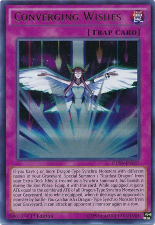 Converging Wishes - DUSA-EN037 - Ultra Rare - 1st Edition - YuGiOh