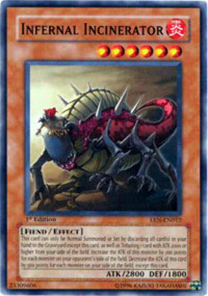 Infernal Incinerator - EEN-EN012 - Common - 1st Edition - YuGiOh
