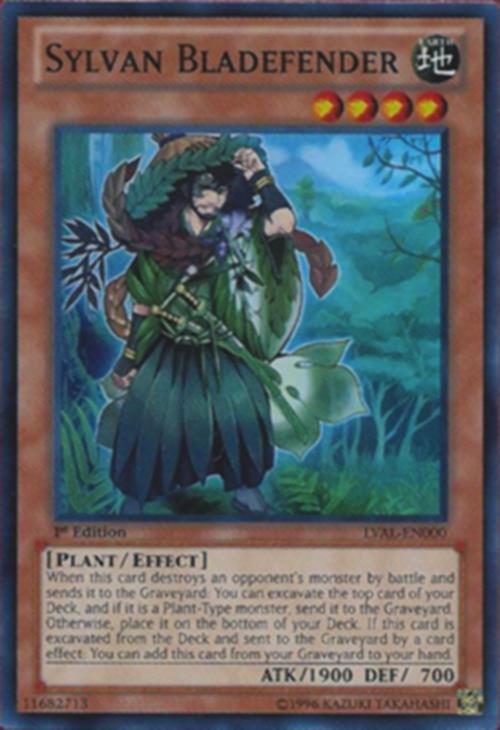 Sylvan Bladefender - LVAL-EN000 - Super Rare - 1st Edition - YuGiOh