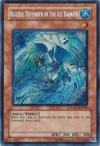 Blizzed, Defender of the Ice Barrier - HA01-EN001 - Secret Rare - Unl Editition