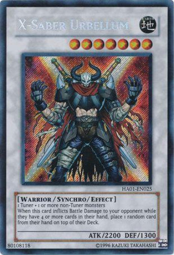 X-Saber Urbellum - HA01-EN025 - Secret Rare - Unlimited Edition - YuGiOh