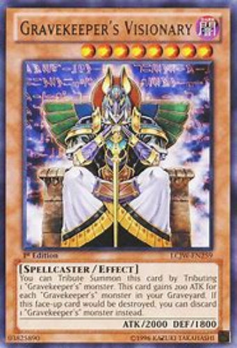 Gravekeeper's Visionary - LCJW-EN259 - Rare - 1st Edition - YuGiOh