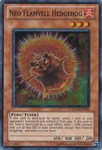 Neo Flamvell Hedgehog - HA04-EN032 - Super Rare - Unlimited Edition - YuGiOh LP