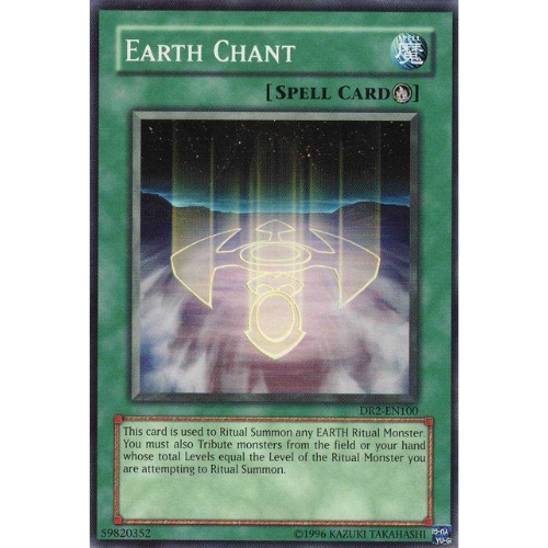 Earth Chant - DR2-EN100 - Common - Unlimited Edition - YuGiOh