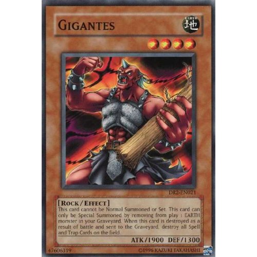 Gigantes - DR2-EN021 - Common - Unlimited Edition - YuGiOh