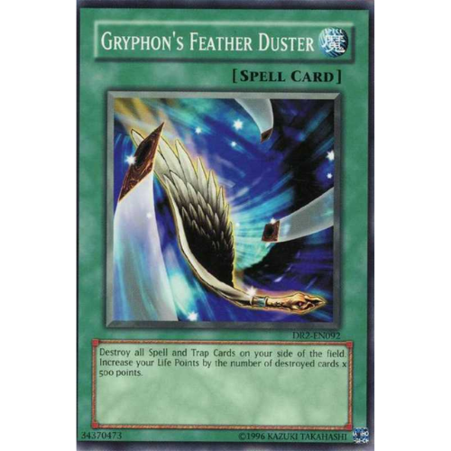 Gryphon's Feather Duster - DR2-EN092 - Common - Unlimited Edition - YuGiOh