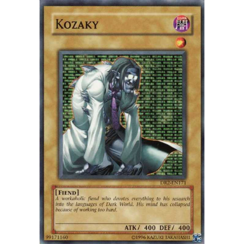 Kozaky - DR2-EN171 - Common - Unlimited Edition - YuGiOh