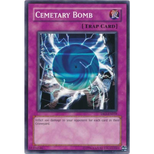 Cemetary Bomb - DR3-EN059 - Common - Unlimited Edition - YuGiOh