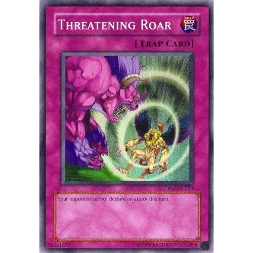 Threatening Roar - DR3-EN172 - Common - Unlimited Edition - YuGiOh LP