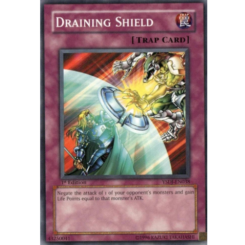 Draining Shield - YSDJ-EN038 - Common - 1st Edition - YuGiOh