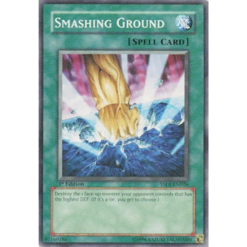 Smashing Ground - YSDJ-EN026 - Common - Mixed Editions - YuGiOh LP