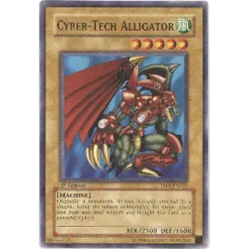 Cyber-Tech Alligator - YSDJ-EN001 - Common - Mixed Editions - YuGiOh