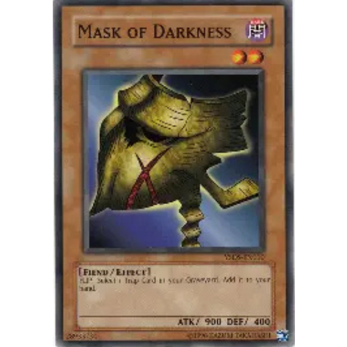 Mask of Darkness - YSDS-EN010 - Common - 1st Edition - YuGiOh