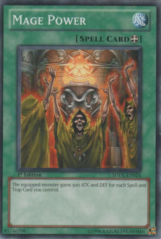 Mage Power - SDDL-EN024 - Common - 1st Edition - YuGiOh