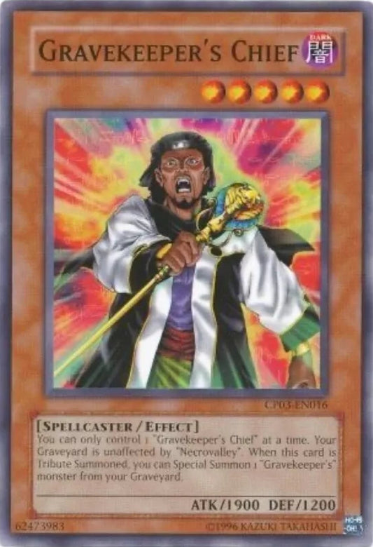 Gravekeeper's Chief - CP03-EN016 - Common - Limited Edition - YuGiOh