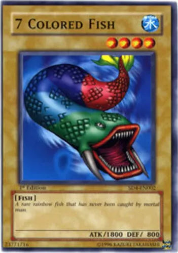 7 Colored Fish - SD4-EN002 - Common - 1st Edition - YuGiOh