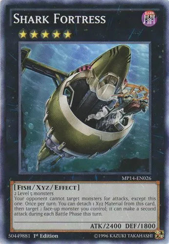 Shark Fortress - MP14-EN026 - Common - 1st Edition - YuGiOh