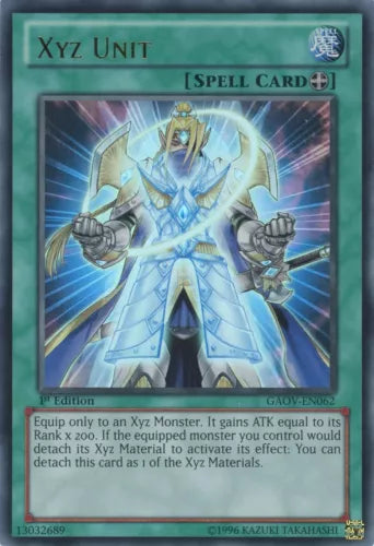 Xyz Unit - GAOV-EN062 - Ultra Rare - Unlimited Edition - YuGiOh