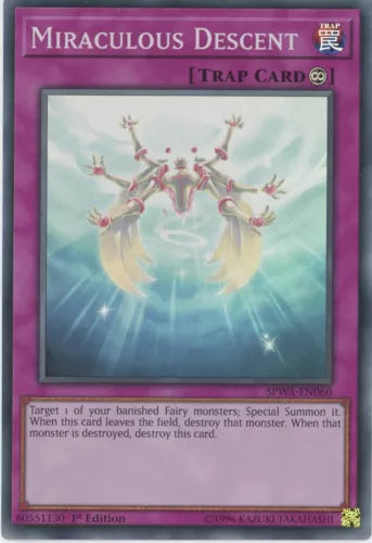 Miraculous Descent - SPWA-EN060 - Super Rare - 1st Edition - YuGiOh