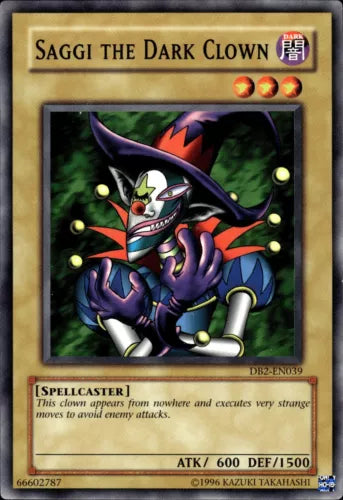 Saggi the Dark Clown - DB2-EN039 - Common - Unlimited Edition - YuGiOh