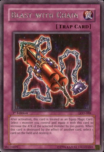Blast with Chain - LOD-088 - Rare - Unlimited Edition - YuGiOh LP