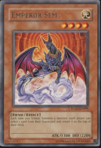 Emperor Sem - RGBT-EN099 - Rare - Mixed Editions - YuGiOh