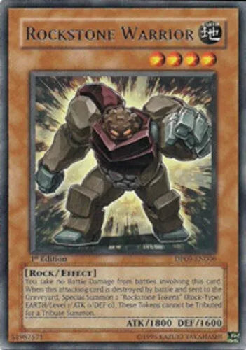 Rockstone Warrior - DP09-EN006 - Rare - Unlimited Edition - YuGiOh
