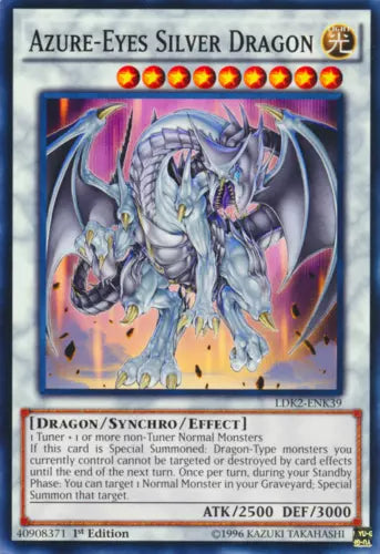 Azure-Eyes Silver Dragon - LDK2-ENK39 - Common - 1st Edition - YuGiOh