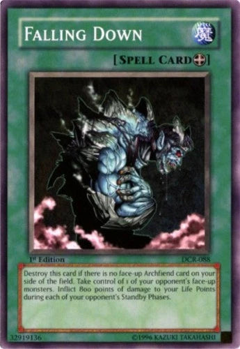 Falling Down - DCR-088 - Common - Unlimited Edition - YuGiOh