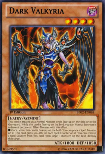 Dark Valkyria - BP02-EN064 - Rare - 1st Edition - YuGiOh