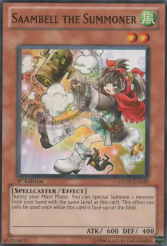 Saambell the Summoner - GENF-EN029 - Common - 1st Edition - YuGiOh