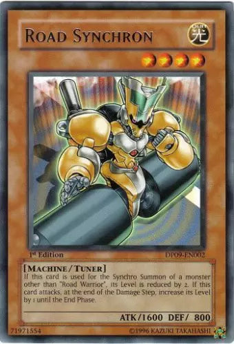 Road Synchron - DP09-EN002 - Rare - 1st Edition - YuGiOh