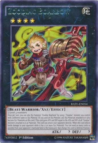 Zoodiac Boarbow - RATE-EN054 - Rare - 1st Edition - YuGiOh