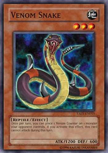 Venom Snake - TAEV-EN015 - Common - 1st Edition - YuGiOh