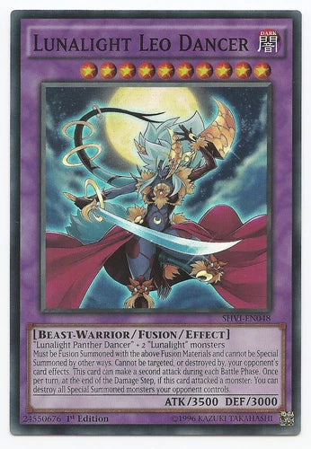 Lunalight Leo Dancer - SHVI-EN048 - Super Rare - 1st Edition - YuGiOh